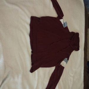 Long sleeve hoodie shirt